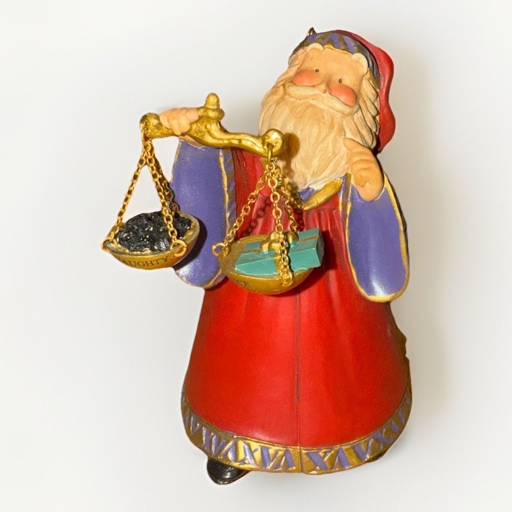 2003 Hallmark Keepsake Ornament The Decision Santa Claus Nina Aube QXG8569